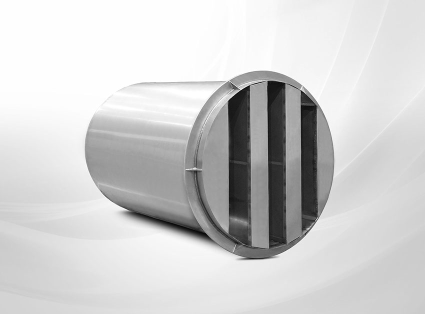 Dijelovi od nehrđajućeg čelika za prehrambenu industriju.